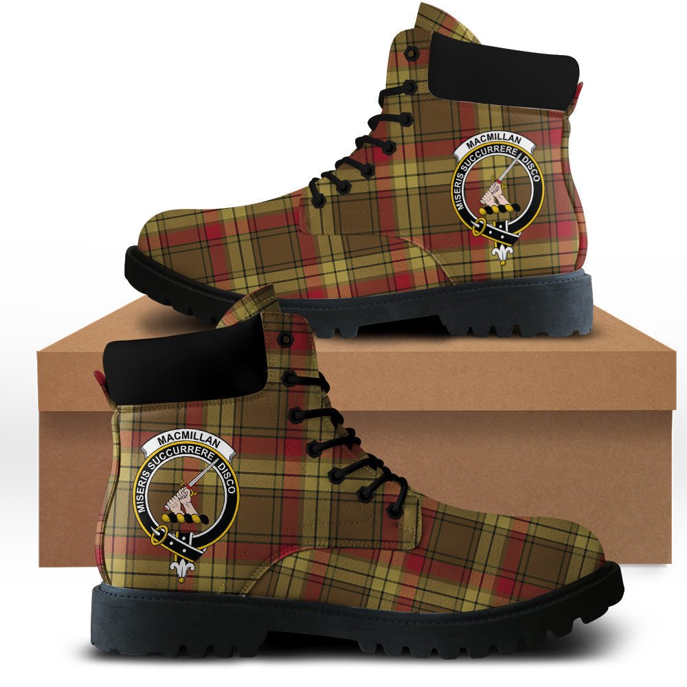 MacMillan Old Weathered Tartan Plaid All Season Boots