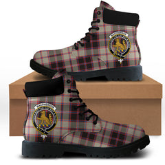 MacPherson Hunting Ancient Tartan Plaid All Season Boots