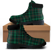 Ross Hunting Modern Tartan Plaid All Season Boots