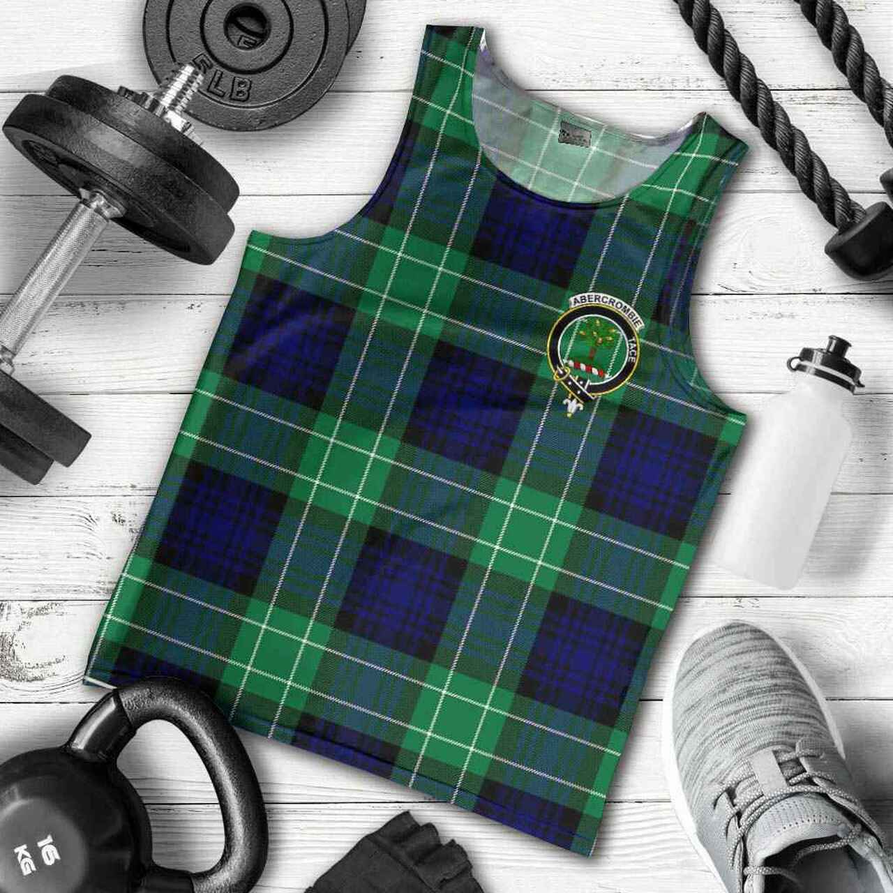 Abercrombie Tartan Crest Men Tank Top
