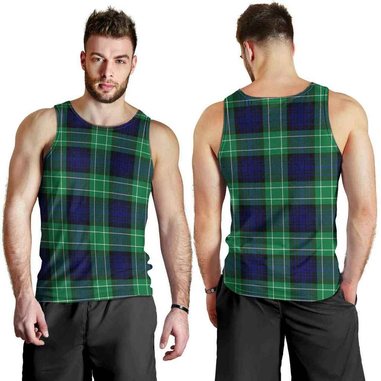 Abercrombie Tartan Plaid Men Tank Top