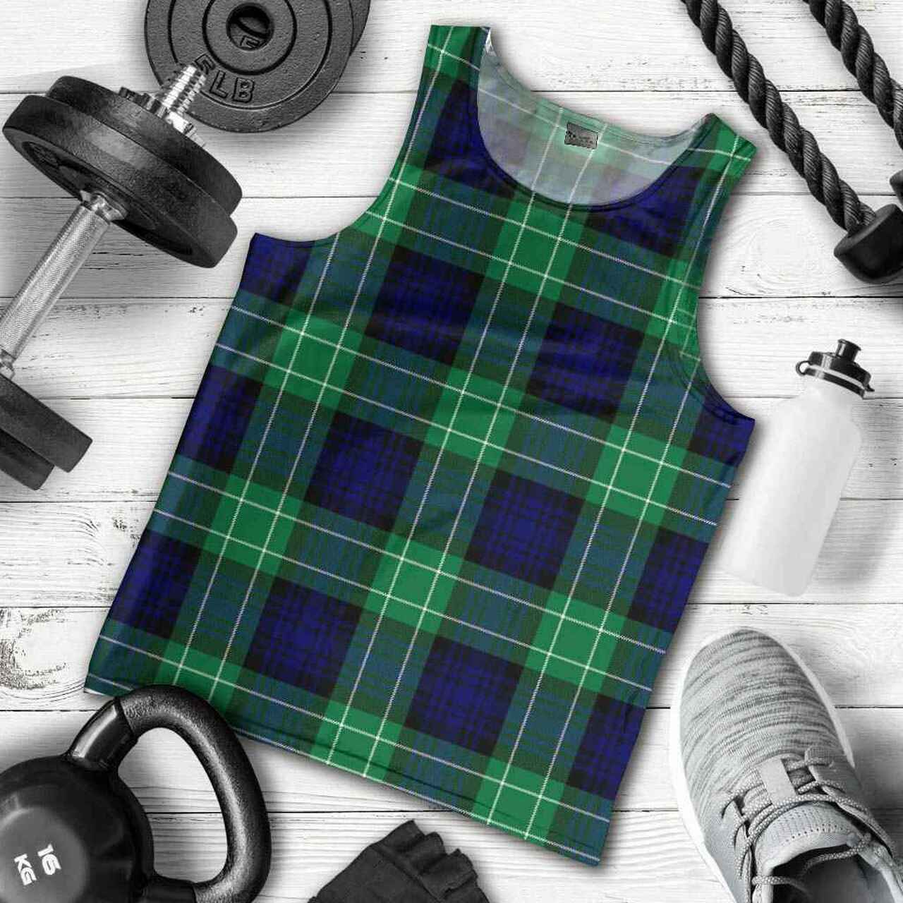 Abercrombie Tartan Plaid Men Tank Top
