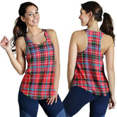 Aberdeen District Tartan Plaid Women Racerback Tank