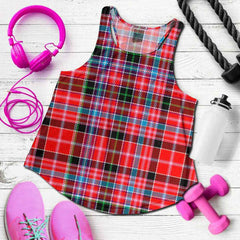 Aberdeen District Tartan Plaid Women Racerback Tank