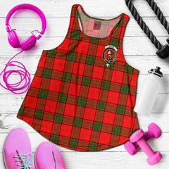 Adair Tartan Crest Women Racerback Tank