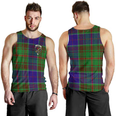 Adam Tartan Crest Men Tank Top