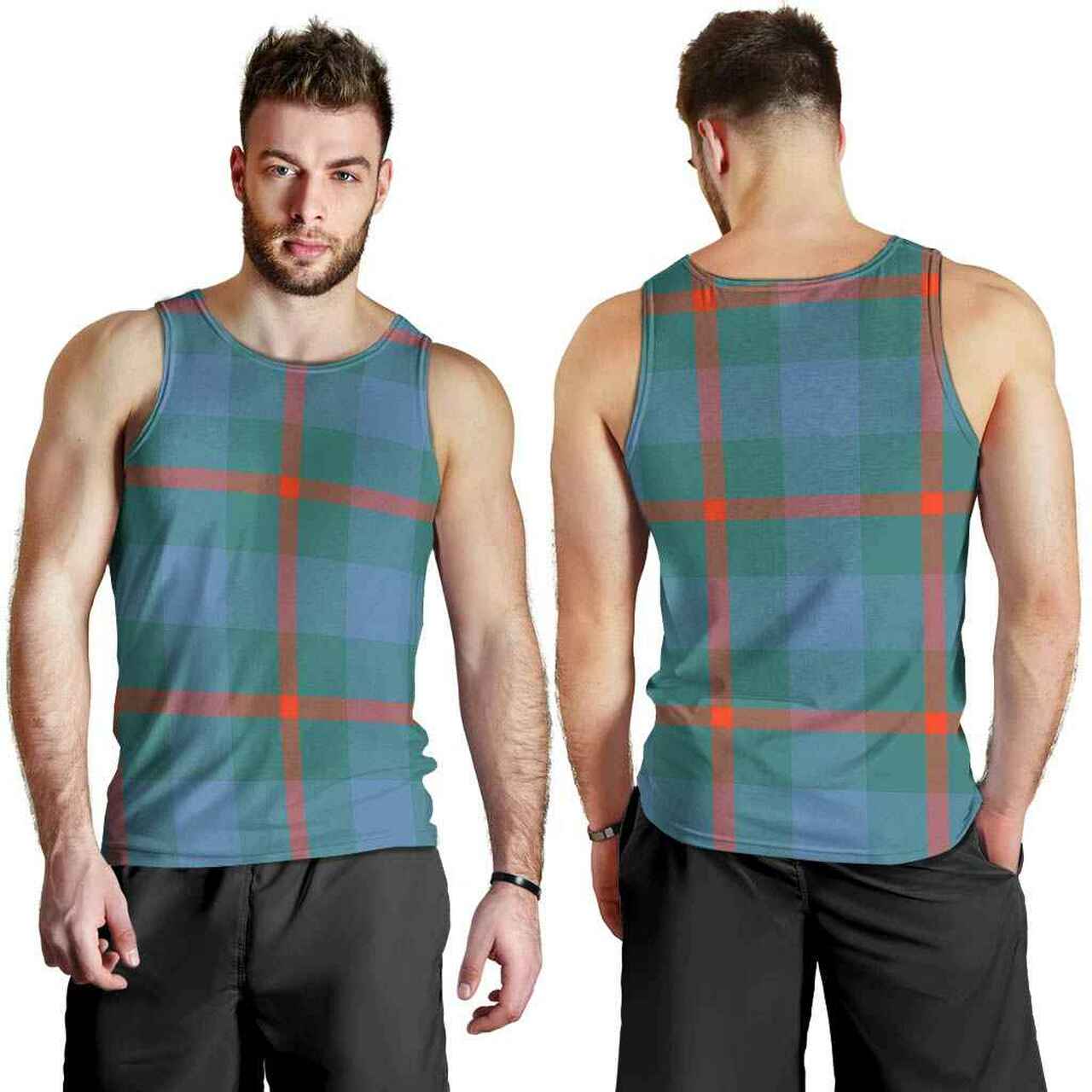 Agnew Ancient Tartan Plaid Men Tank Top