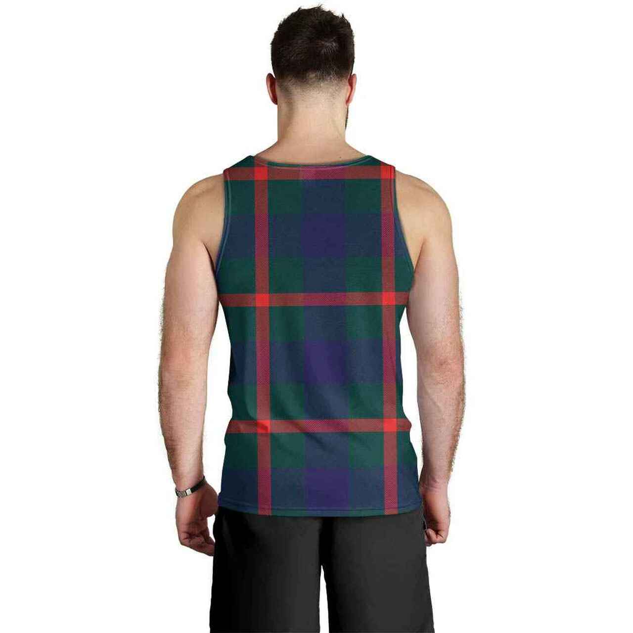 Agnew Modern Tartan Plaid Men Tank Top