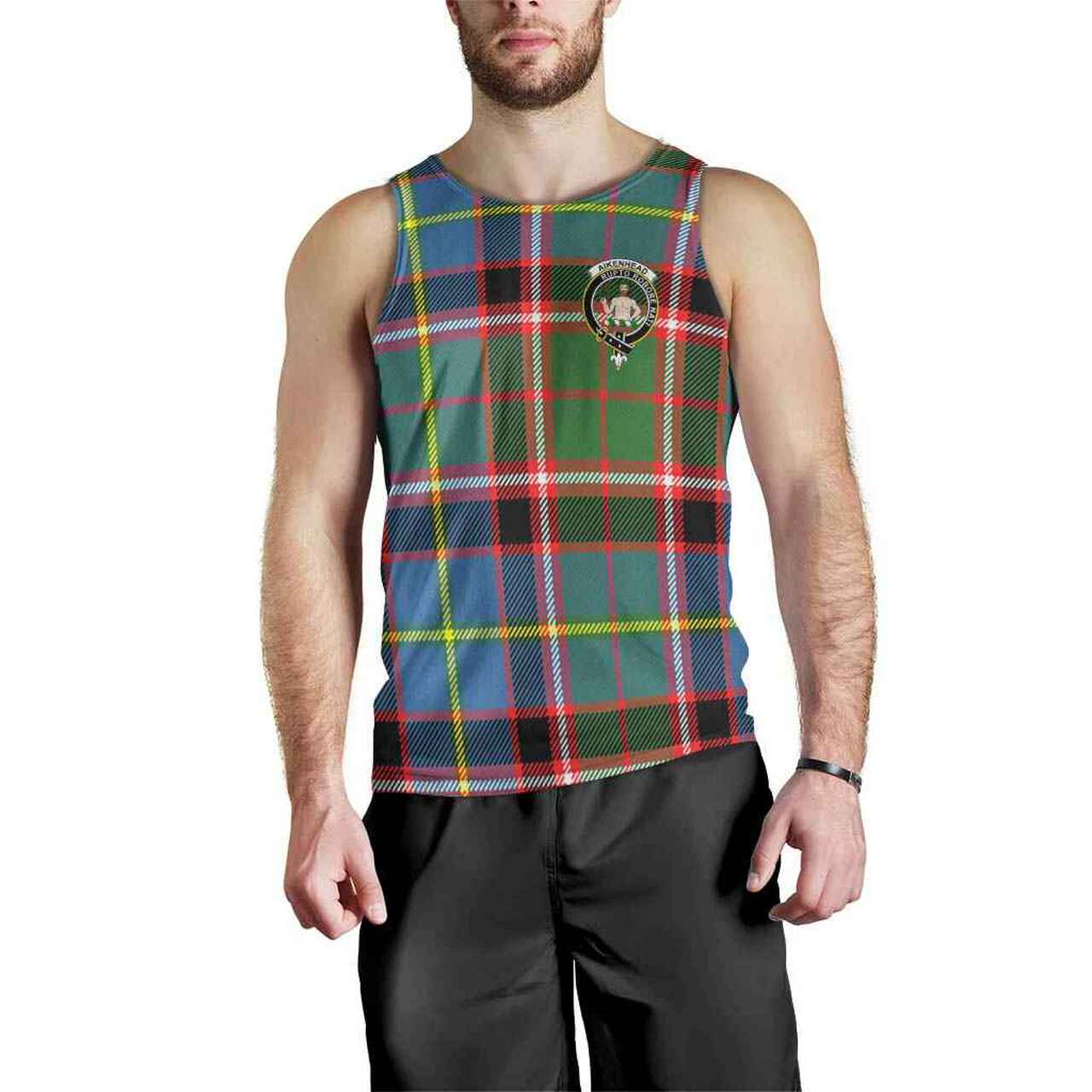 Aikenhead Tartan Crest Men Tank Top