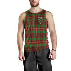 Ainslie Tartan Crest Men Tank Top