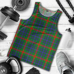 Aiton Tartan Plaid Men Tank Top