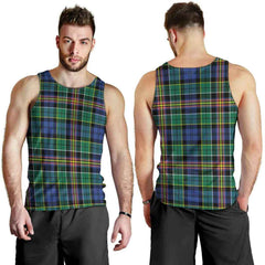 Allison Tartan Plaid Men Tank Top