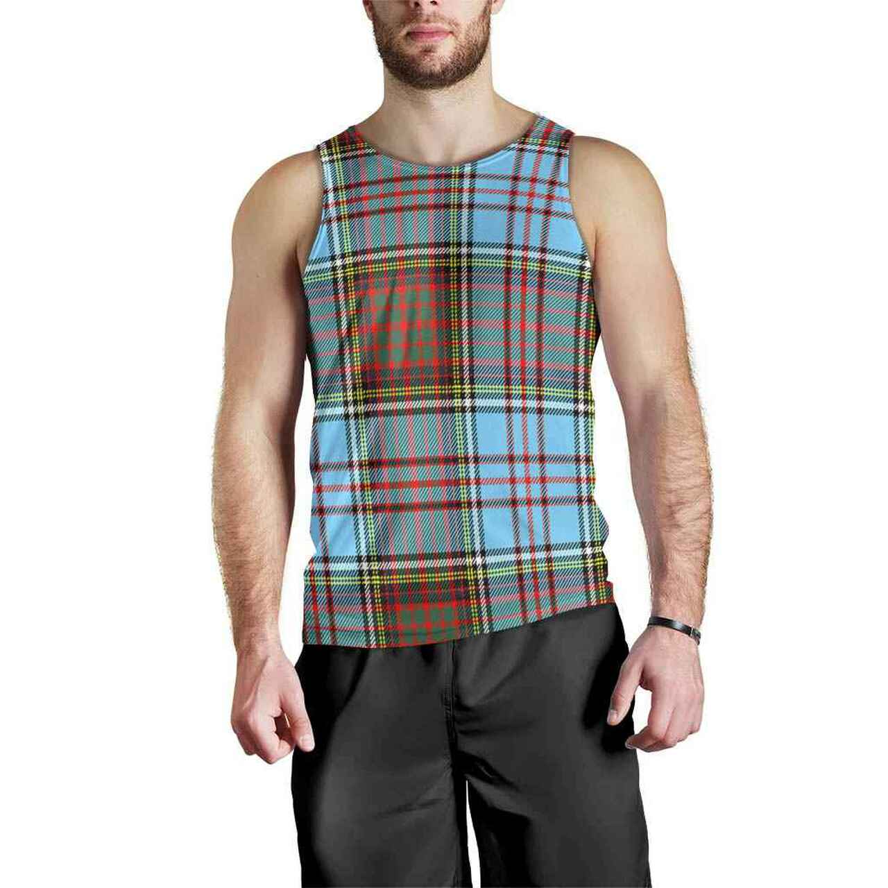 Anderson Ancient Tartan Plaid Men Tank Top