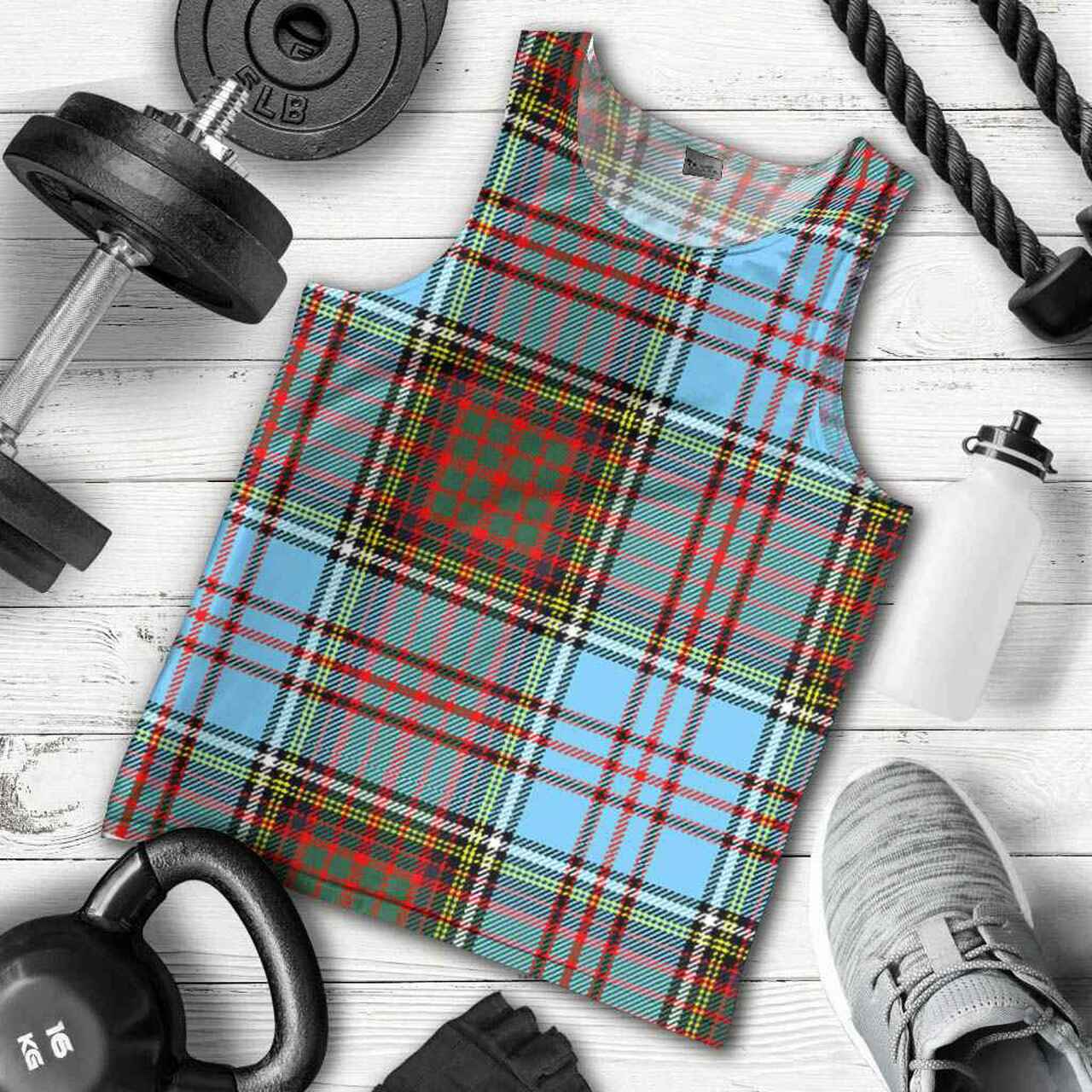 Anderson Ancient Tartan Plaid Men Tank Top
