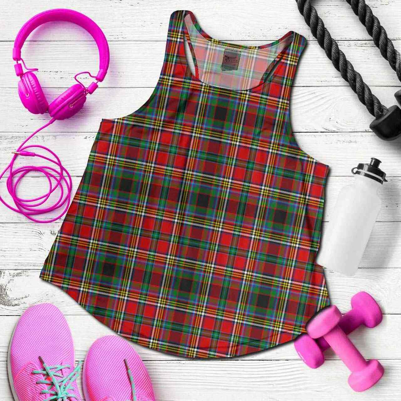 Anderson of Arbrake Tartan Plaid Women Racerback Tank