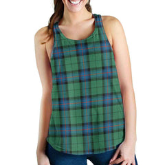 Armstrong Ancient Tartan Plaid Women Racerback Tank