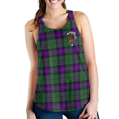 Armstrong Tartan Crest Women Racerback Tank