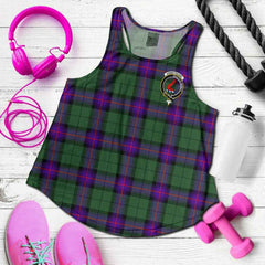 Armstrong Tartan Crest Women Racerback Tank