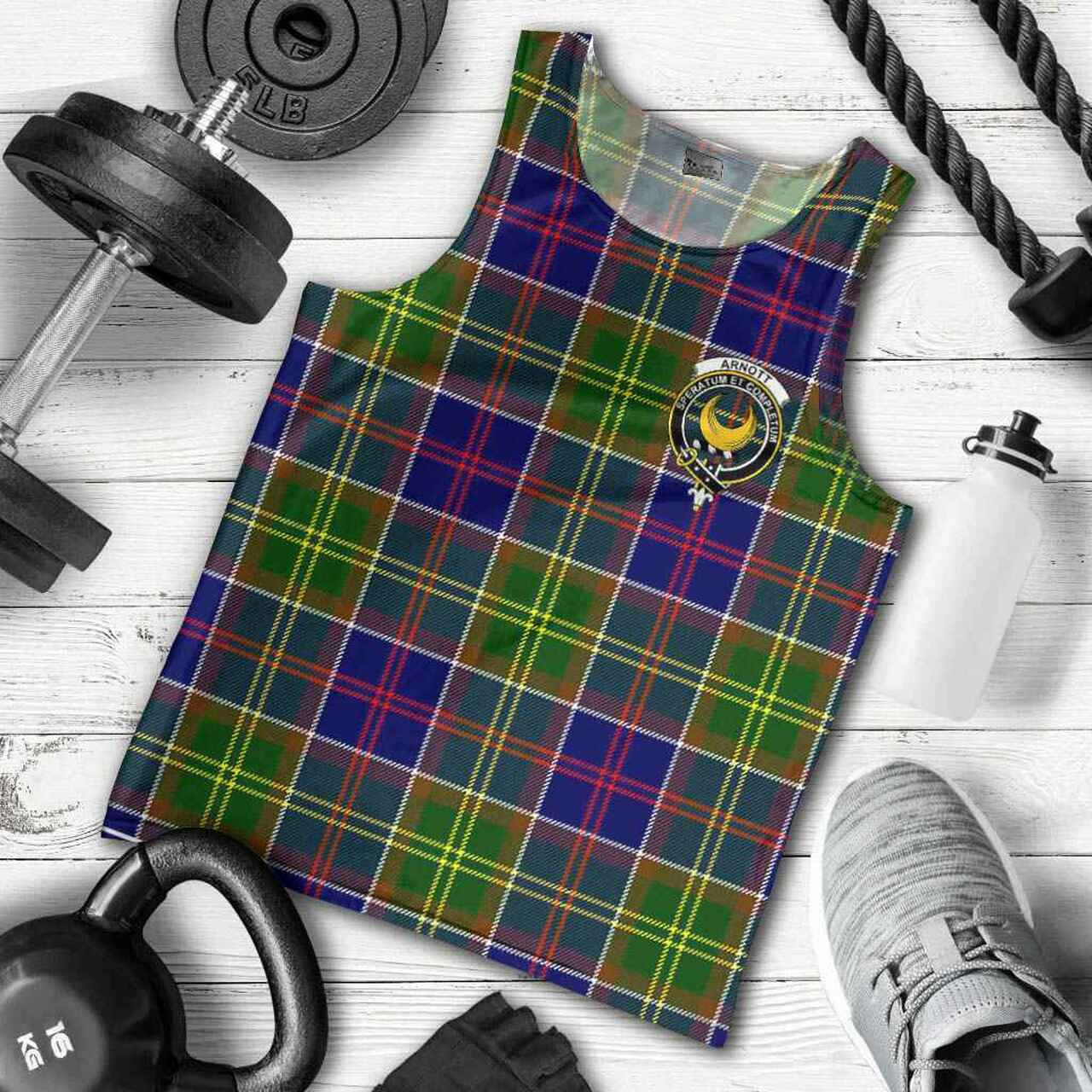 Arnott Tartan Crest Men Tank Top