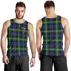Baillie Tartan Crest Men Tank Top