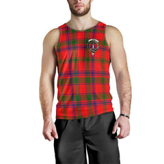 Bain Tartan Crest Men Tank Top