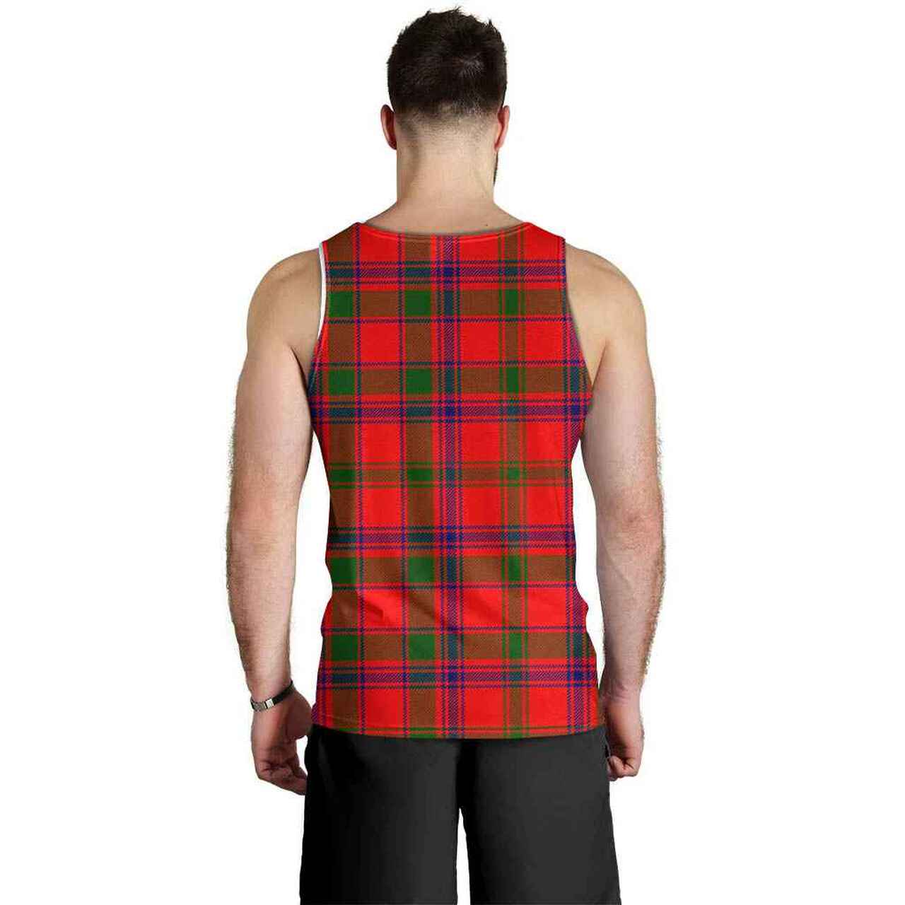 Bain Tartan Crest Men Tank Top