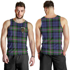 Baird Tartan Crest Men Tank Top