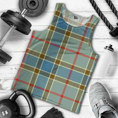 Balfour Blue Tartan Plaid Men Tank Top