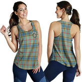 Balfour Tartan Crest Women Racerback Tank