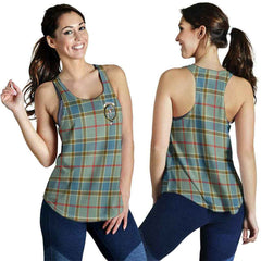 Balfour Tartan Crest Women Racerback Tank