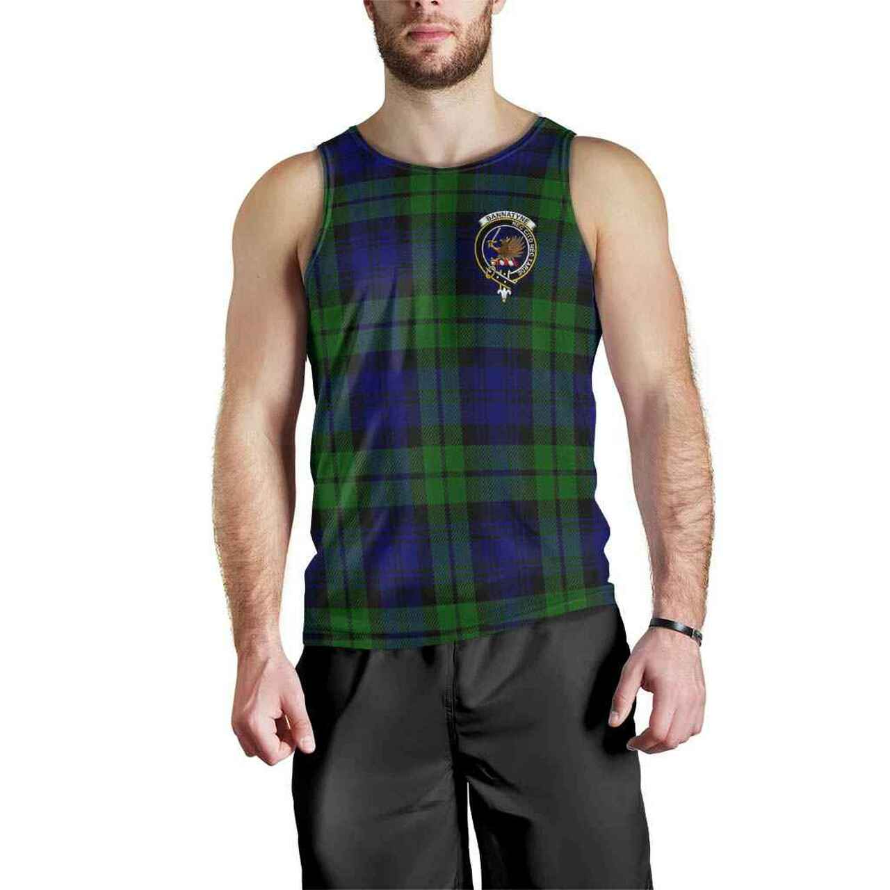 Bannatyne Tartan Crest Men Tank Top