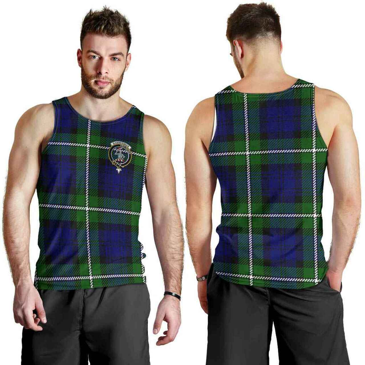 Bannerman Tartan Crest Men Tank Top