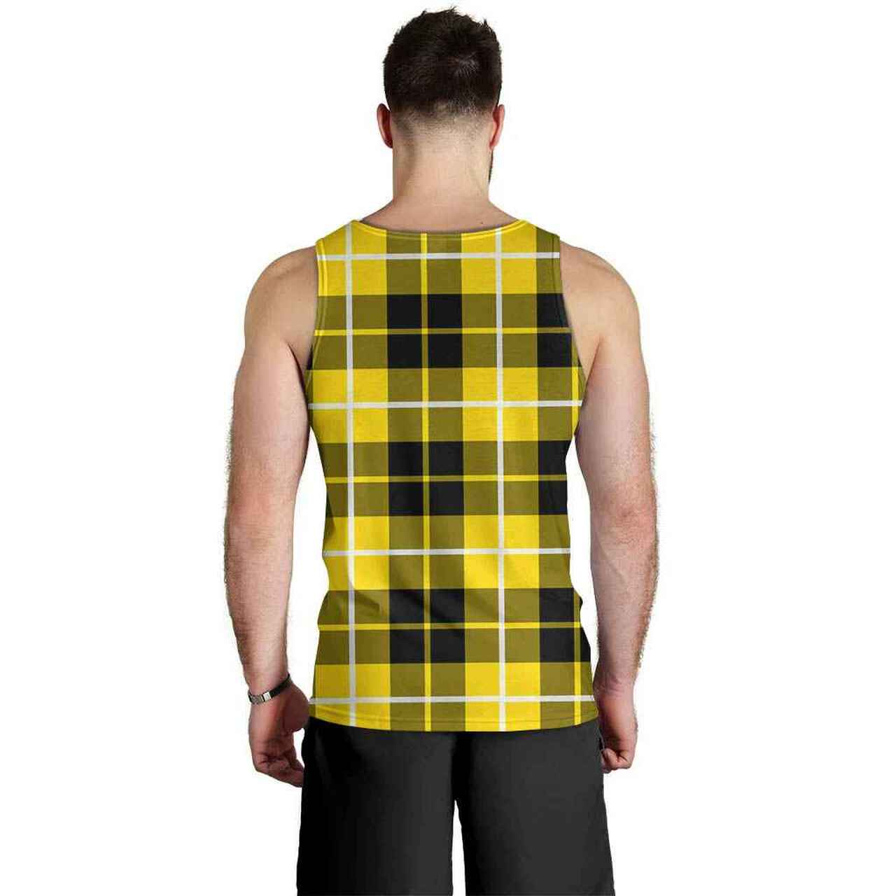 Barclay Dress Modern Tartan Plaid Men Tank Top