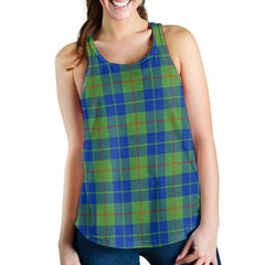 Barclay Hunting Ancient Tartan Plaid Women Racerback Tank