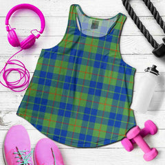 Barclay Hunting Ancient Tartan Plaid Women Racerback Tank