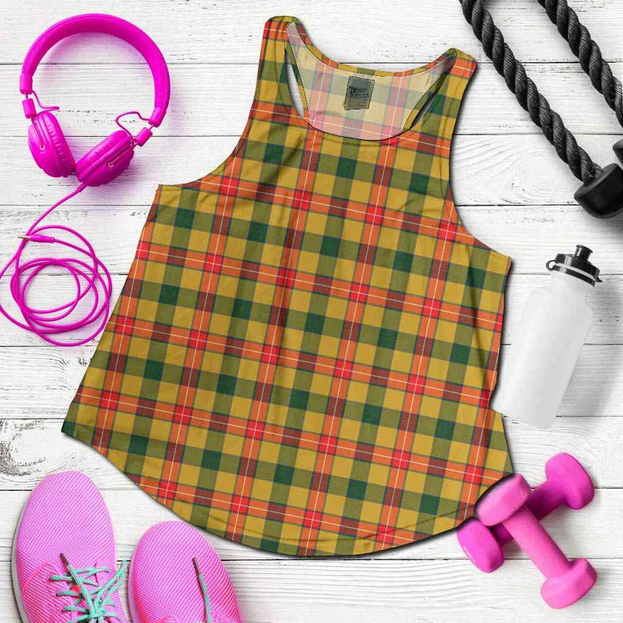Baxter Tartan Plaid Women Racerback Tank