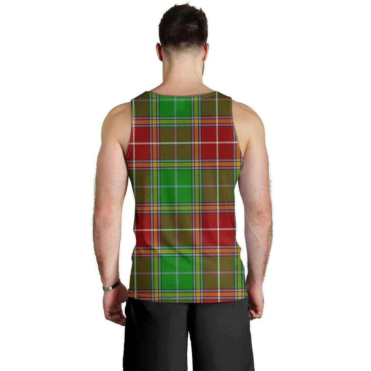 Baxter Modern Tartan Plaid Men Tank Top