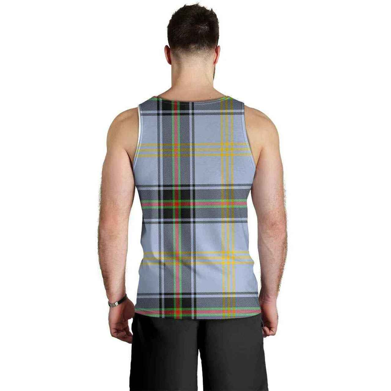 Bell Tartan Crest Men Tank Top