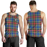 Bethune Tartan Crest Men Tank Top
