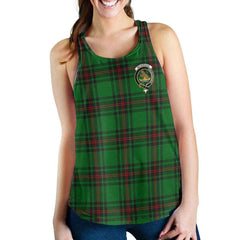 Beveridge Tartan Crest Women Racerback Tank
