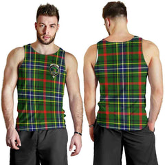 Bisset Tartan Crest Men Tank Top