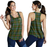 Bisset Tartan Crest Women Racerback Tank