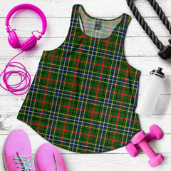 Bisset Tartan Plaid Women Racerback Tank