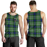 Blackadder Tartan Crest Men Tank Top