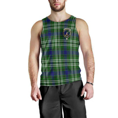 Blackadder Tartan Crest Men Tank Top