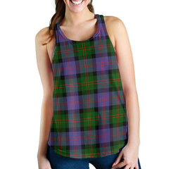 Blair Modern Tartan Plaid Women Racerback Tank