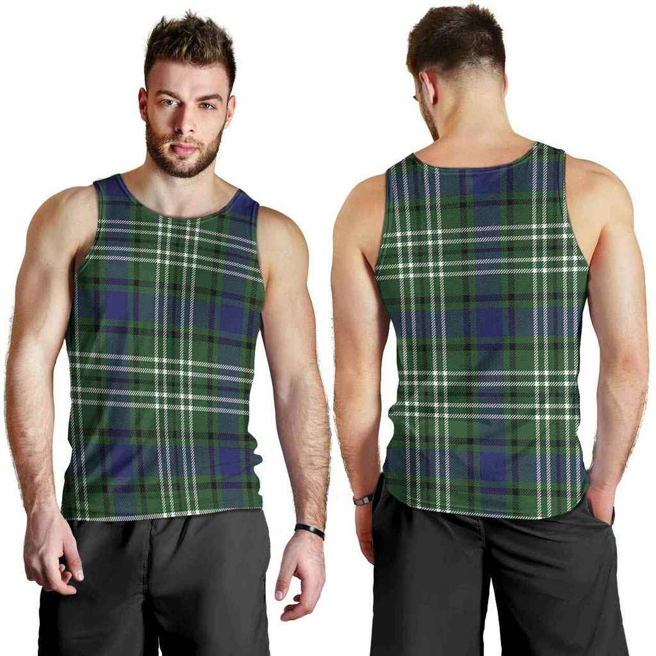 Blyth Tartan Plaid Men Tank Top