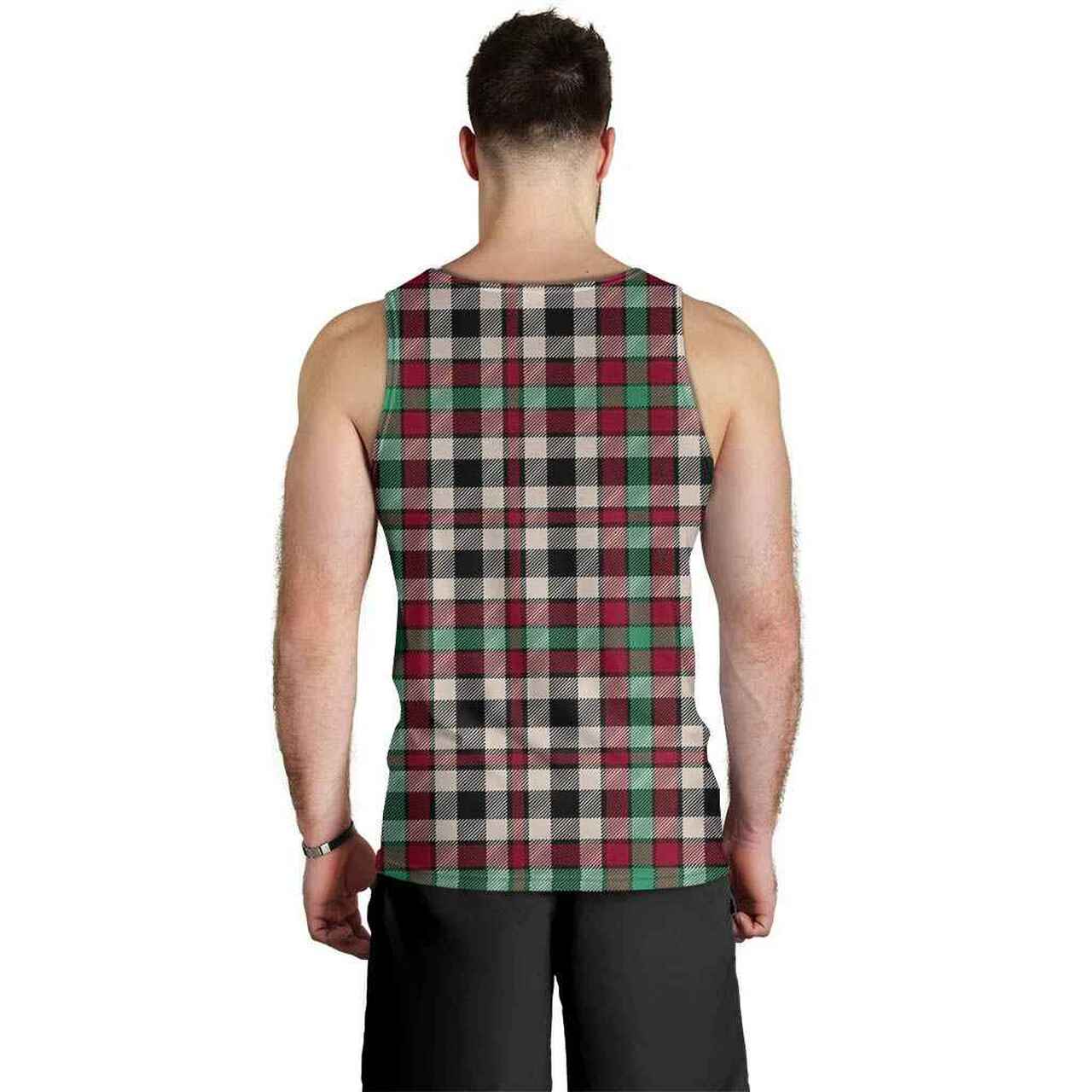 Borthwick Dress Ancient Tartan Plaid Men Tank Top