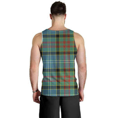 Brisbane Tartan Crest Men Tank Top