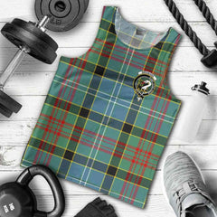 Brisbane Tartan Crest Men Tank Top